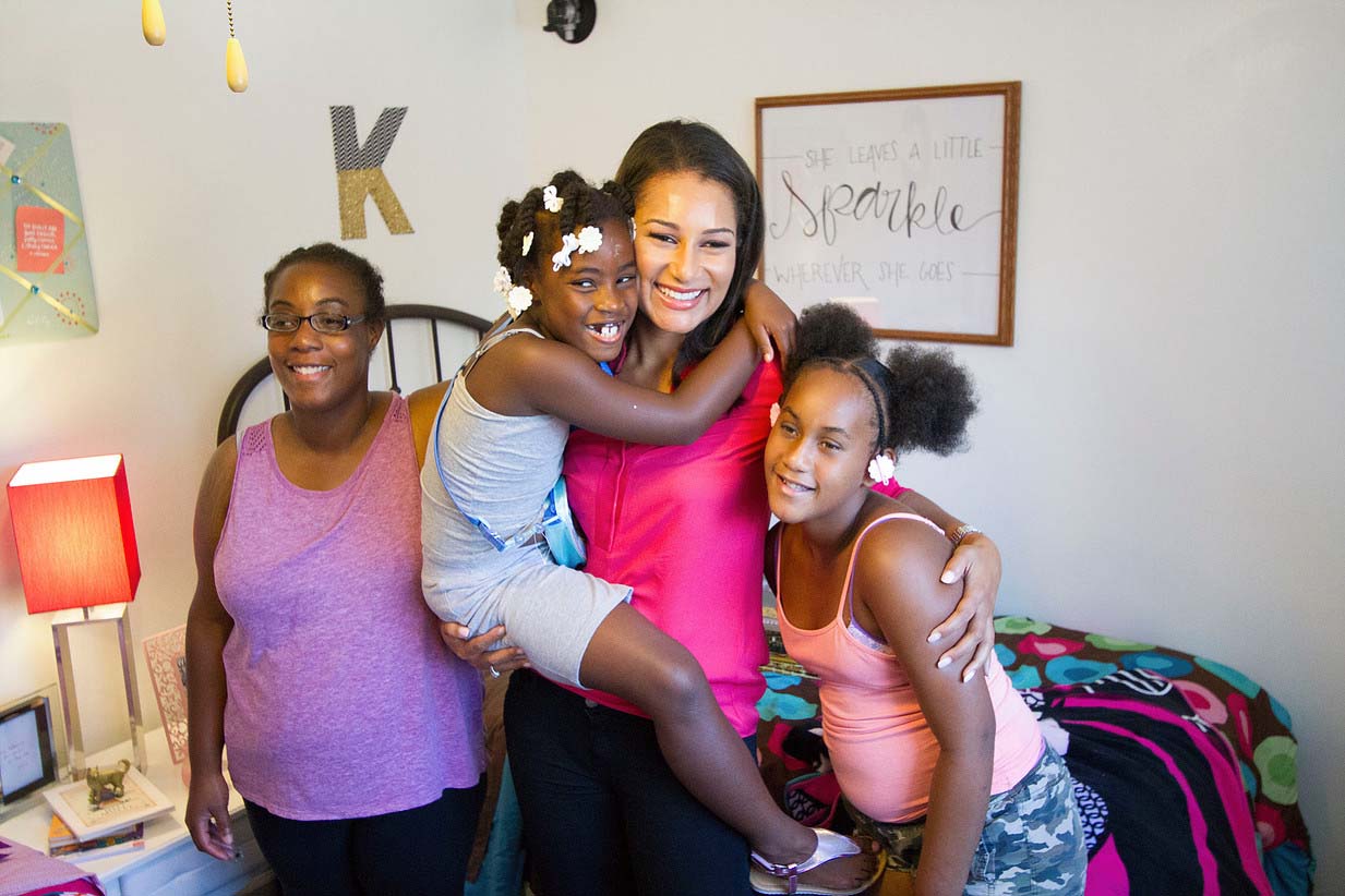 During her trip to Detroit to film a feature for NBC’s Today show, reporter Morgan Radford meets the family whose home is being furnished by Humble Design Fueled by U-Haul. They are more than a little excited about what’s happening – a typical reaction for Humble-assisted families.
