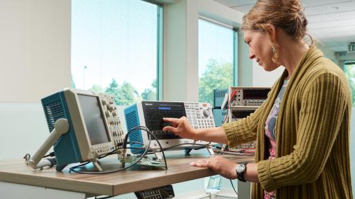 Woman using the AFG31000