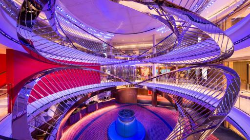 Atrium aboard Nieuw Statendam