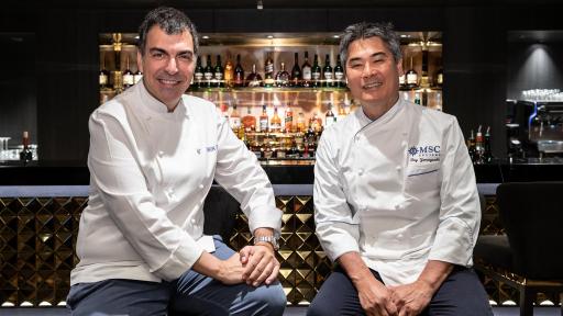 Celebrity Chefs Ramon Freixa and Roy Yamaguchi extend partnership with MSC Cruises for specialty restaurants aboard MSC Seaview.