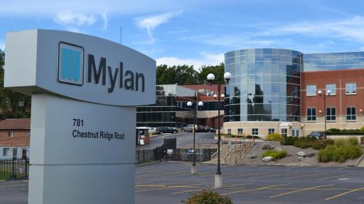 Mylan manufacturing facility in Morgantown, West Virginia