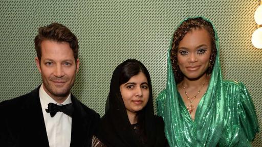 Nate Berkus, Malala Yousafzai and Andra Day aboard the all-new Celebrity Edge