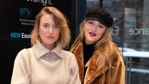 Mary Orton and Rebecca Laurey at launch event in NYC