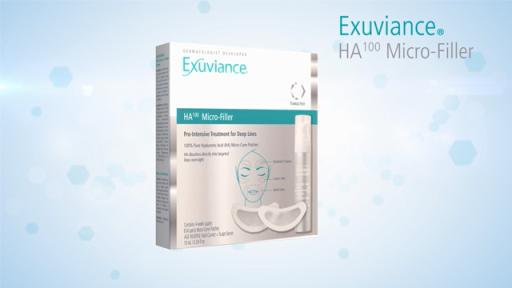 Play video: Exuviance HA100 Micro-Filler Regimen Technology