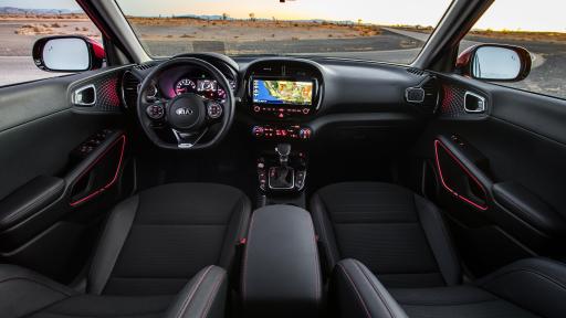 Inside of Kia Soul