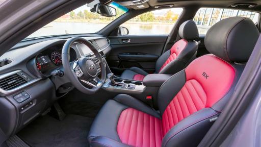 Interior view of 2019 Kia Optima
