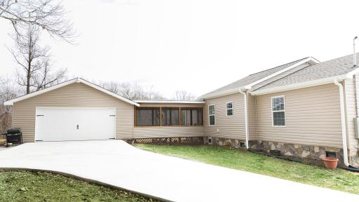 Front view of Wood home