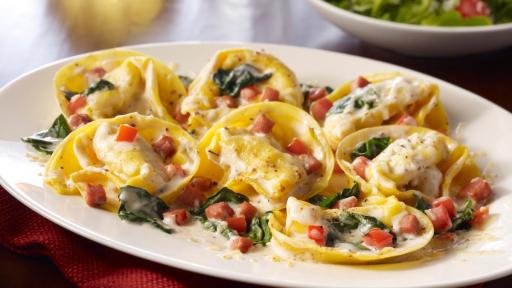 Plate of Chicken & Truffle Tortellaci