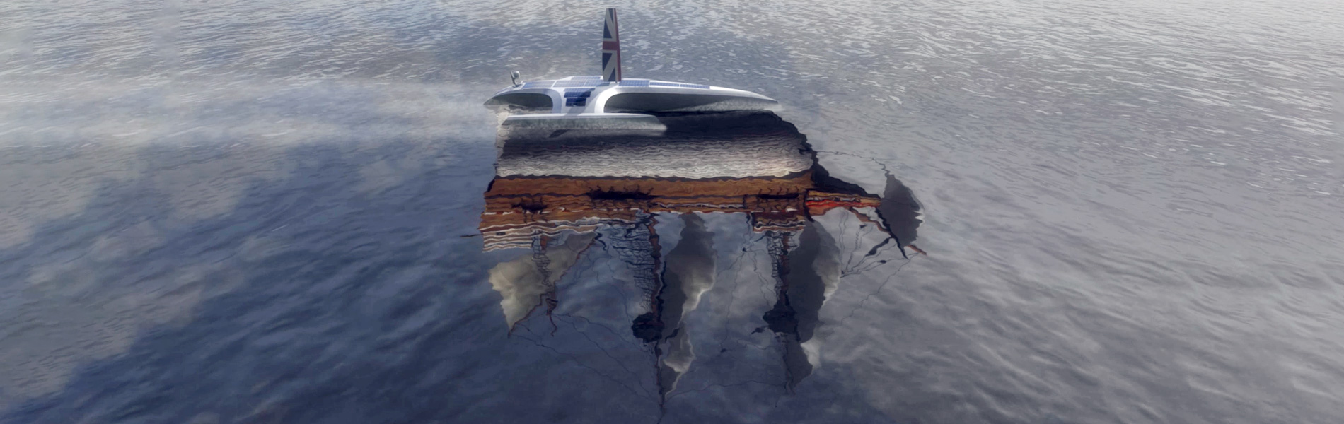 Render of the Autonomous Mayflower