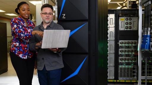 IBM Designers, Shani Sandy (L) and Don Spangler