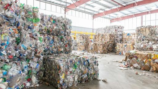 Republic Services Recycling Bales