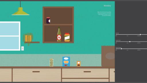 Image of kitchen in mobility application