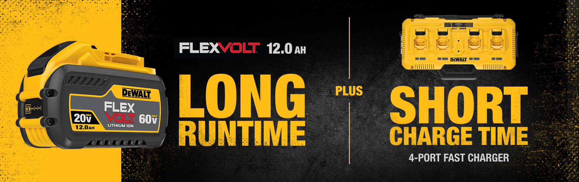 Image of DeWALT FLEXVOLT chargers.