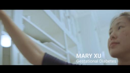 Women reaching for something