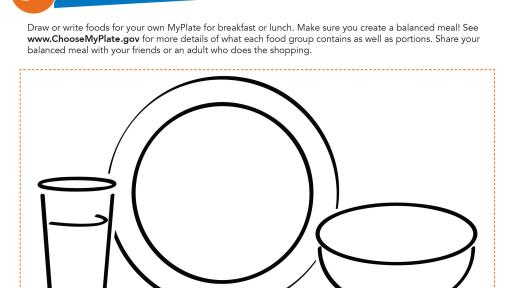 Explore STEM with a homemade yogurt recipe and MyPlate coloring activity.