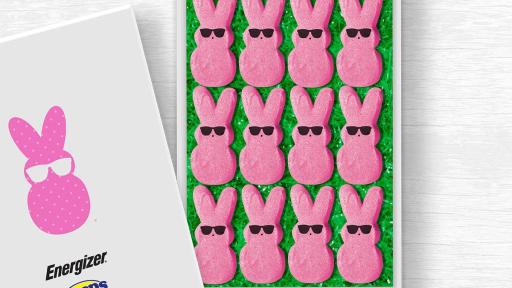 Energizer peeps bunnies in a white box.