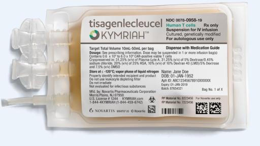 Kymriah Product Shot