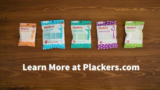 Never have to worry about spilling your flossers with Placker's new packaging.