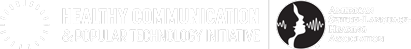 Healthy Communication and Popular Technology Initiative and ASHA logo