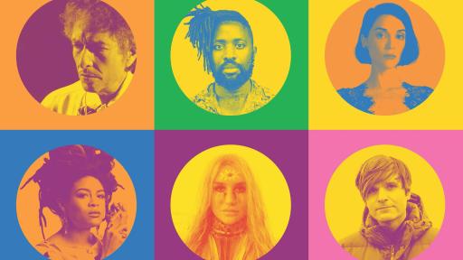 Bob Dylan, Kesha, Ben Gibbard, St. Vincent, Valerie June and Kele Okereke