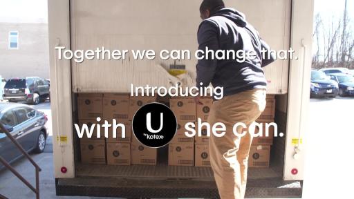 As the founding sponsor of the Alliance for Period Supplies, U by Kotex will expand our commitment by increasing awareness and access to those in need. Visit UbyKotex.com for ways to get involved.