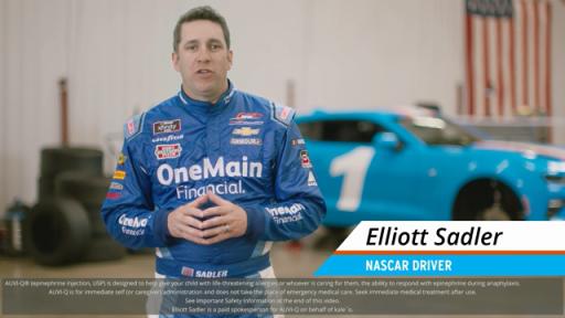 NASCAR XFINITY Series racecar driver Elliott Sadler announces AUVI-Q® (epinephrine injection, USP) partnership