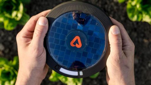 Close up image of the Arable smart device