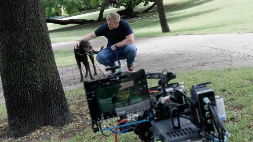 Sean Lowe and his dog Ellie, Behind the Scenes