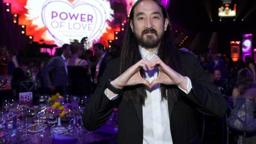 Steve Aoki at Keep Memory Alive's 22nd annual Power of Love gala