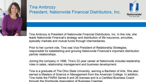 A headshot and bio for the Nationwide Retirement Institute 2018 Social Security Survey spokesperson