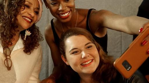 Debbie Allen and stars Chelsea Harris and Caralyn Singleterry take a selfie