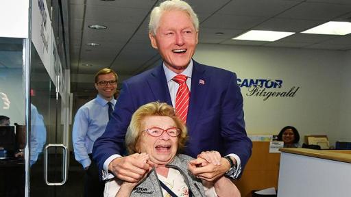 President Clinton and Dr. Ruth