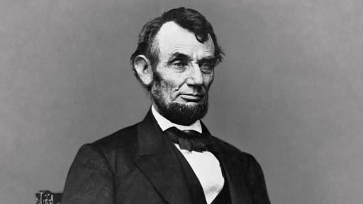 Print Ad: Abraham Lincoln. Text reads: His finger wrote the gettysburg address. Next up, your prostate.