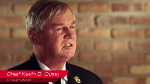 Firefighter profile.