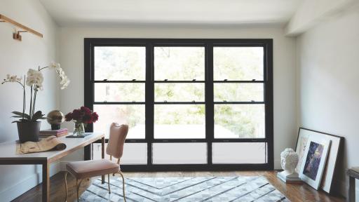 Large beautiful Pella windows.