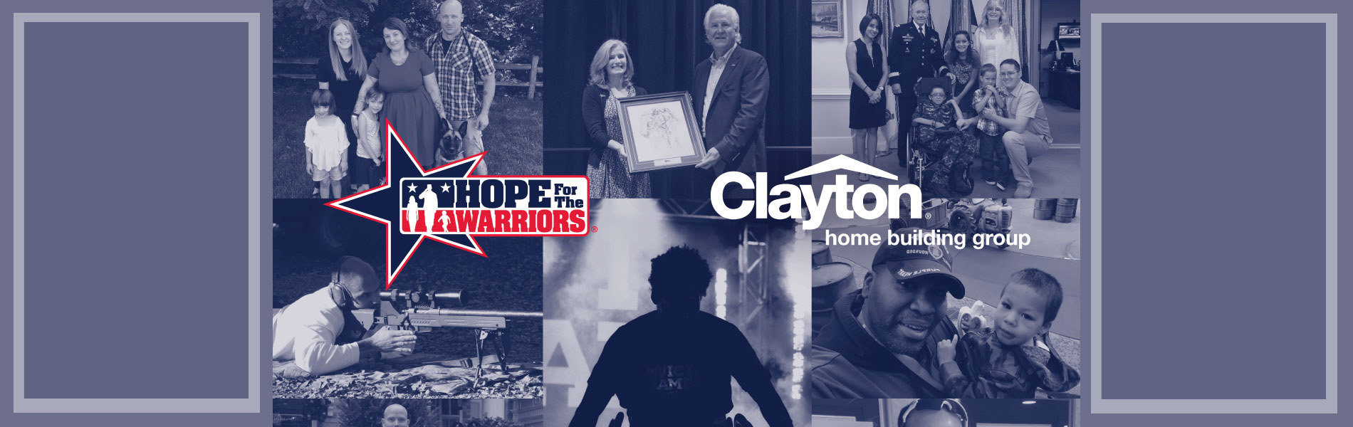 Hope for Warriors collage banner image