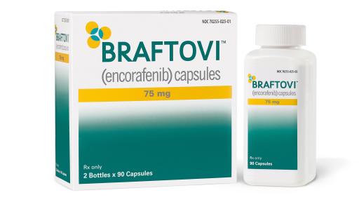 BRAFTOVI (encorafenib) U.S. carton.