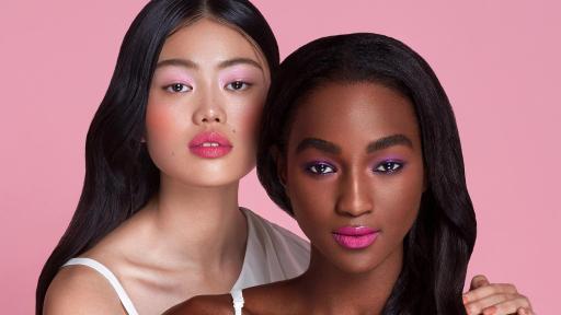 Two young female models.