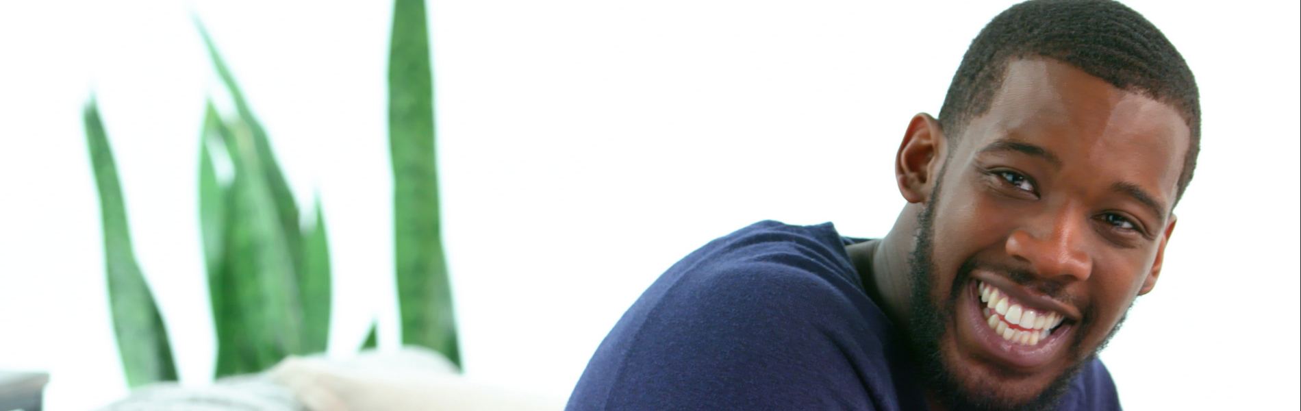 Banner image of a man smiling