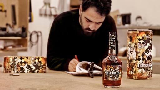 Vhils Designing The Hennessy Limited Edition Bottle
