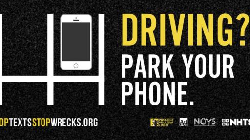 Driving? Park your phone - PSA