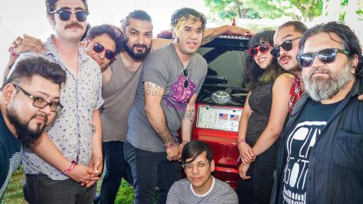 Los Angeles indie band, Las Cruxes, rocked out on the Toyota Music Den stage during day 3 of Ruido Fest 2018 in Chicago this weekend.