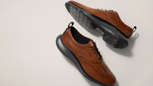 Brown dress shoes