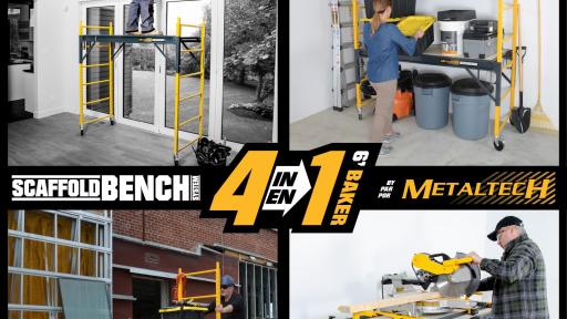 Metaltech 6' Baker ScaffoldBench
