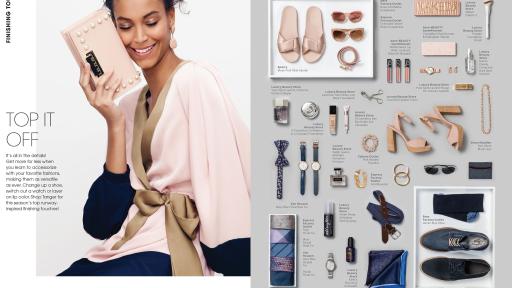 collage of Tanger Outlets accessories