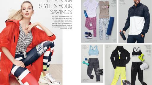 collage of Tanger Outlets sports clothing