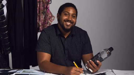 Jamall Osterholm, one of three featured artists