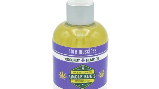 Uncle Bud's Hemp Massage & Body Oil