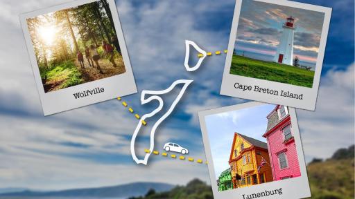 Photos of Wolfville, Cape Breton Island, and Lunenburg