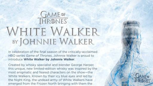 Learn more about White Walker by Johnnie Walker